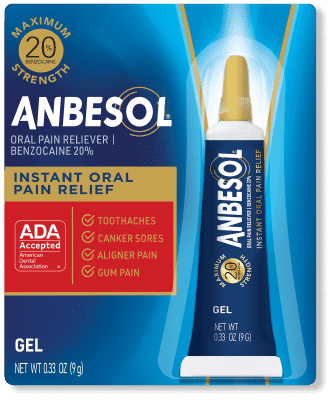 Anbesol Maximum Strength Gel packaging