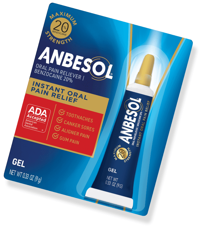 Anbesol Maximum Strength Gel packaging