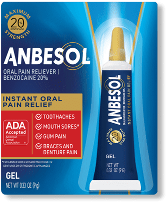 Anbesol Maximum Strength Gel packaging